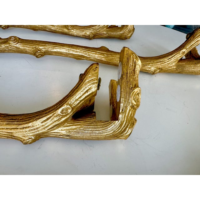 P.E.Guerin Faux Bois Gilt Bronze Table Legs For Sale - Image 15 of 16
