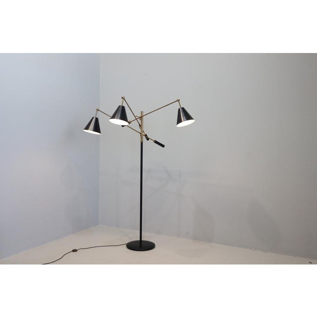 Triennale Floor Lamp by Angello Lelii for Arredoluce, 1950 For Sale - Image 11 of 15