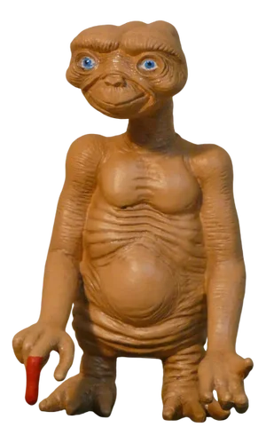 E.T. Three-Dimensional Statue in Resin and Enamel, 1990s
