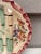 Longchamp 19th Century Longchamp Majolica Asparagus Plate With Flowers For Sale - Image 4 of 5