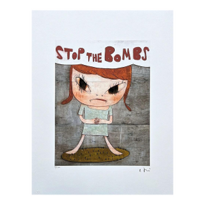 After Nara Yoshitomo, Stop the Bombs., 1990s, Limited Edition Lithograph