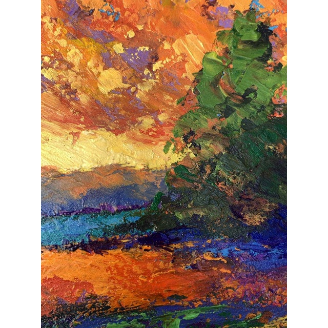 2020s Oil Painting Windy Evening v. Zadorozhnya For Sale - Image 5 of 12