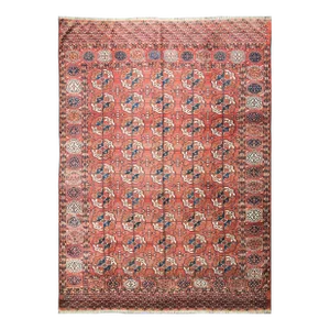 Antique Tekke Main Carpet, Turkoman, 6'7" X 9'6" C-1880's