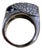 1.25 Carat Diamond Animal Cocktail Ring With Sapphire Eyes in 14 Karat Gold For Sale