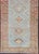 Early 20th Century Light Blue and Soft Orange Antique Persian Malayer Runner With Geometric Motifs 3'5 X 11 For Sale - Image 5 of 12