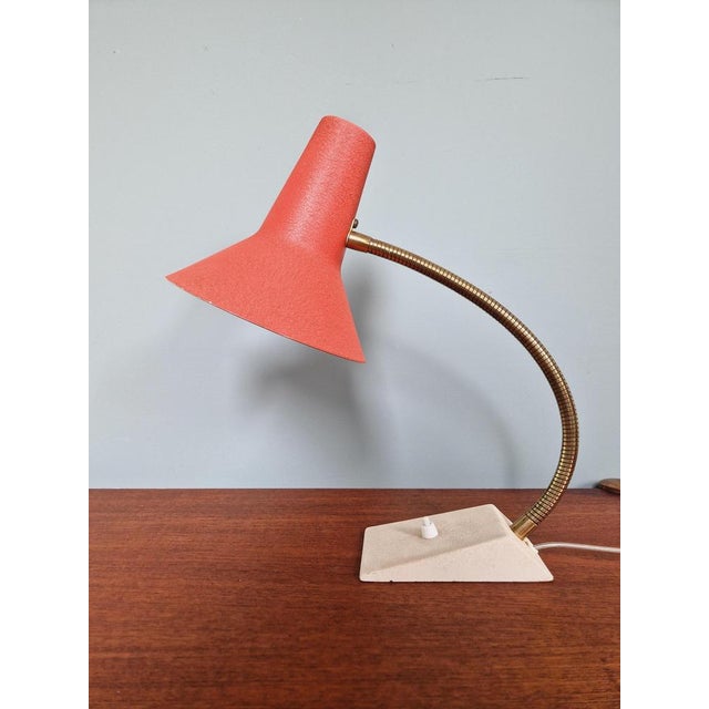 Beige Metal Desk Lamp from Sis, Germany, 1960s For Sale - Image 8 of 18
