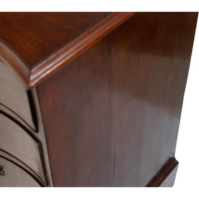 George III Mahogany Serpentine Chest of Drawers For Sale - Image 18 of 18