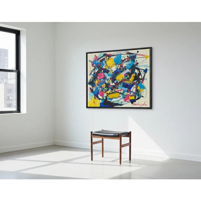 Beautiful rosewood stool from the 1960s, designer and maker unknown. The piece features a detailed and well-crafted frame...