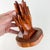 1980s Vintage Hand Carved Wooden Wood Praying Hands Religious Iconography For Sale - Image 5 of 7