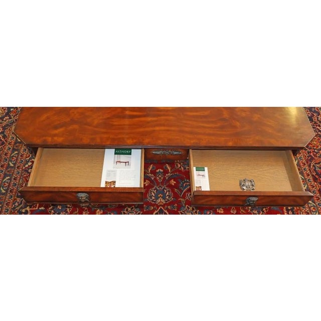 Theodore Alexander Althorp Mahogany Regency Style Cocktail Coffee Table For Sale - Image 11 of 14