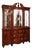 Late 20th Century Broyhill 100th Anniversary Collection Mahogany & Burl China Cabinet Breakfront For Sale