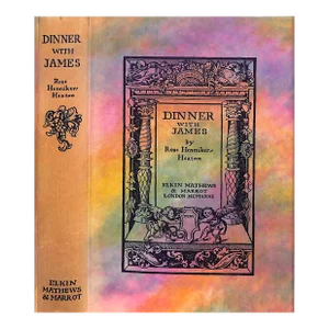 "Dinner With James" Book 1931 Henniker-Heaton, Rose