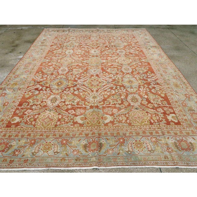 Galerie Shabab Collection Early 20th Century Persian Mahal Carpet For Sale - Image 4 of 9