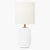 Hable by Visual Comfort Studio Hable Fanny Table Lamp in Matte White Ceramic For Sale In Greenville, SC - Image 6 of 6
