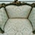 Cornflower Blue Sofa Blue Upholstery & Ornate Carvings Baroque Style For Sale - Image 8 of 11