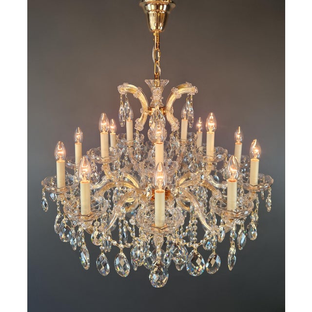 2020s Maria Theresa Style Crystal Chandelier Handmade Luxury European Chandelier For Sale - Image 5 of 8