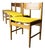 Mid-Century Polish Teak Dining Chairs by Edmund Homa for GFM, 1960s, Set of 4 For Sale