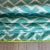 Contemporary Palm Beach Style Custom Turquoise and Chartreuse Green Quadrille Aga Linen Roman Shade For Sale - Image 3 of 10