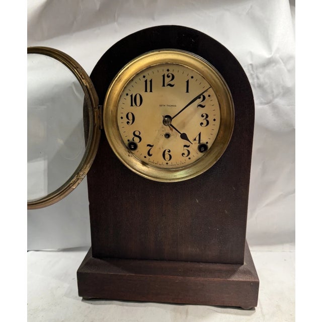 This listing is for an antique beehive style mantel clock by Seth Thomas. This clock has a nice dial with brass bezel. It...