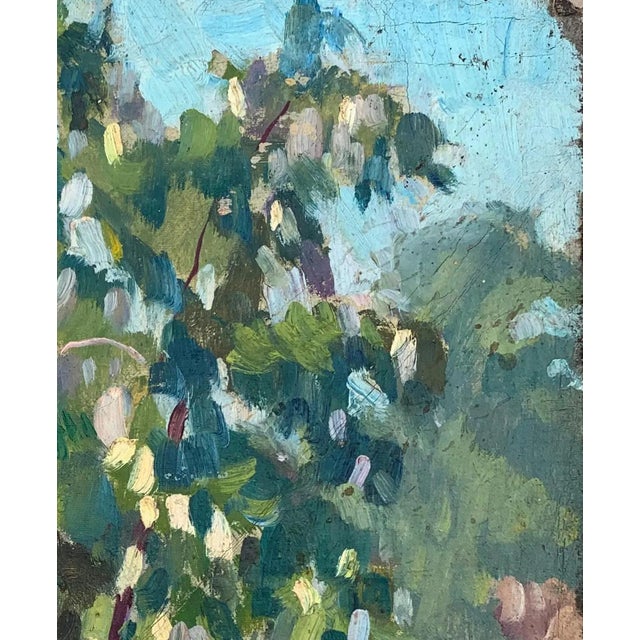 Realism Vintage Summer Landscape Oil Painting, Ukrainian Impressionism, 1970s 39-30 For Sale - Image 3 of 6