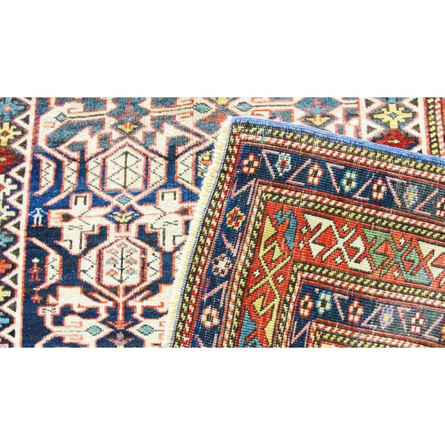 Late 19th Century Antique Caucasian Kuba / Shirvan (Seichour-Related) Rug For Sale - Image 5 of 9