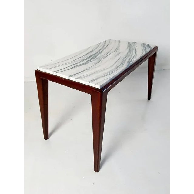 Brown Mid-Century Italian Coffee Table in the style of Gio Ponti, 1950s For Sale - Image 8 of 12