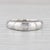 0.20ctw Princess Solitaire Wedding Band Stackable Ring Size 6.5 18k White Gold For Sale In Greensboro - Image 6 of 8