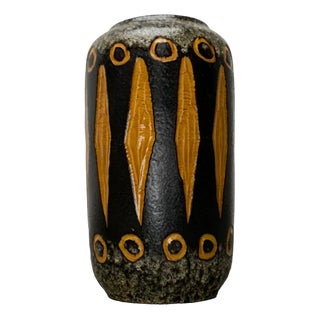 Mid-Century Brutalist West German Pottery WGP Floor Vase from Scheurich, 1960s For Sale