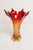 Orange and Red Murano Glass Vase from Fratelli Toso, 1960s For Sale - Image 13 of 15