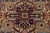 Serapi Rug 9’1” X 11’10” Blue Wool Tribal Hand-Knotted Oriental Carpet For Sale In Philadelphia - Image 6 of 15