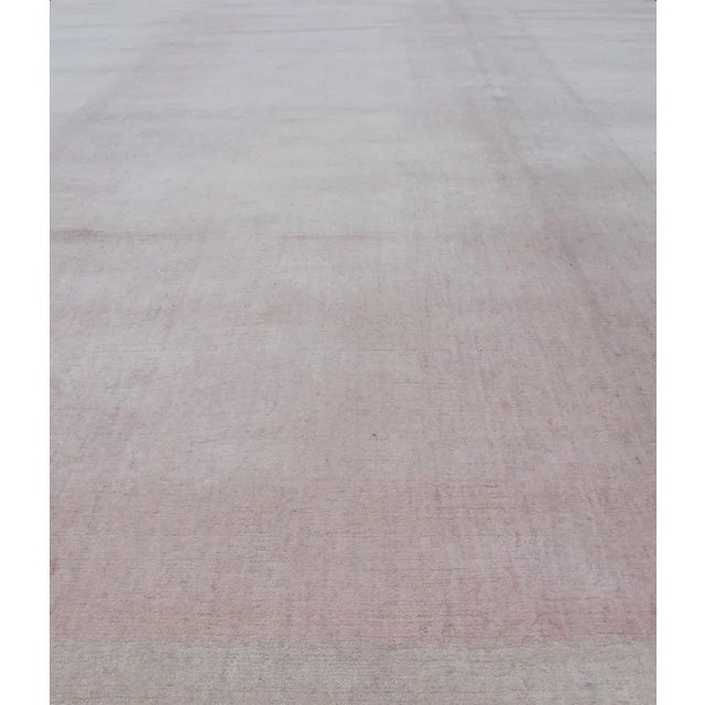 Nepalese Modern Rug in Pink and White 7'9 X 12'3 For Sale In Atlanta - Image 6 of 13