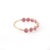 Ruby Red Ruby Half Eternity Band in 18k Gold Size 7 ( All Sizes Available ) For Sale - Image 8 of 11