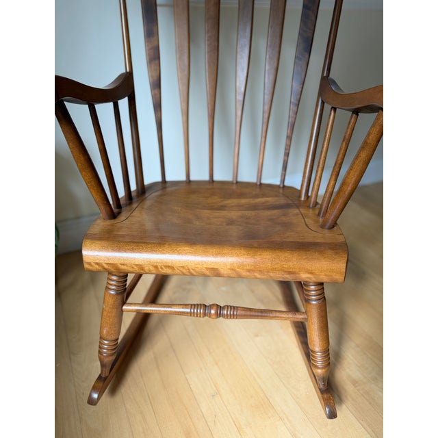 Crafted by S. Bent & Brothers of Gardner, Massachusetts, a renowned American furniture company specialized in high-quality...