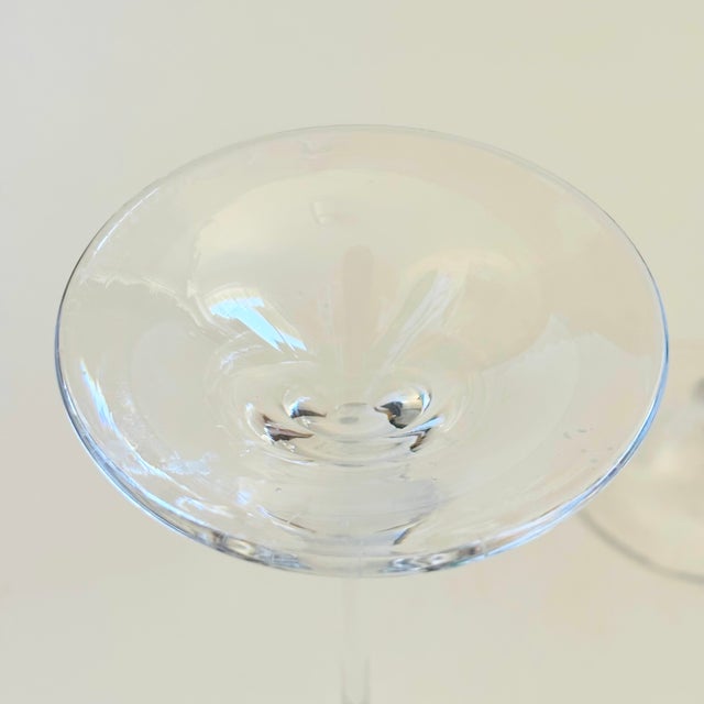 Kosta Boda Sweden Fanfare Glass Candlestick Holders - Set of 2 For Sale - Image 9 of 10