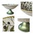 Traditional Masonry and Floral Pedestal Fruit/Serving Bowl, Food Safe 13x7 For Sale - Image 3 of 4