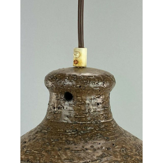Mid-Century Danish Space Age Ceramic Lamp For Sale - Image 9 of 12