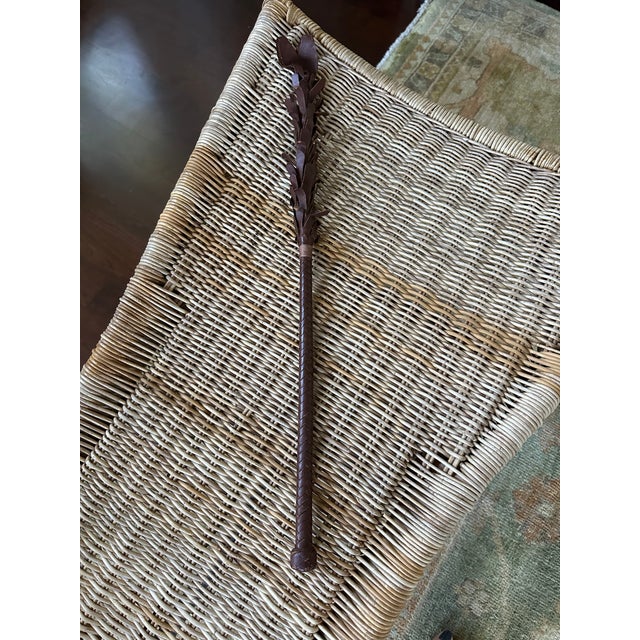 Vintage Leather English Equestrian Horse Riding Crop For Sale - Image 16 of 16