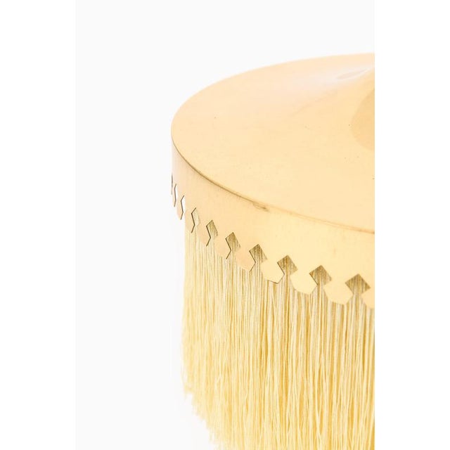 Hanging Lamp in Brass with Silk Fringes by Hans-Agne Jakobsson, 1965 For Sale - Image 3 of 7