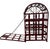 Antique French Style Wrought Iron Wine Rack Domed Locking Storage For Sale In Portland, OR - Image 6 of 12