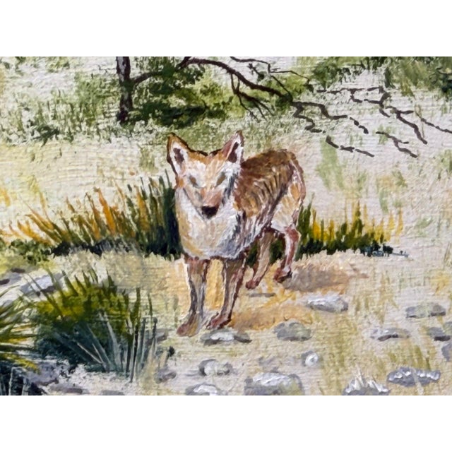 Realism Southwestern Landscape Chisum Trail New Mexico Signed Oil Painting Dated 2002 Signed For Sale - Image 16 of 18