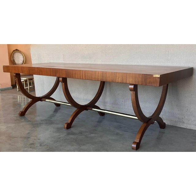 1930's Art Deco Large Dining Table or Hall Table For Sale - Image 4 of 18