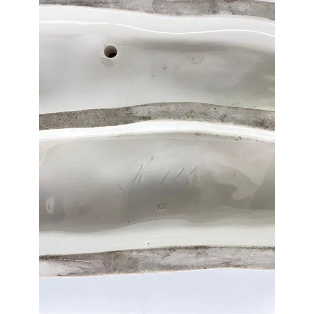 Large Art Nouveau Figurine of Farmer with Oxen from Meissen For Sale - Image 11 of 12