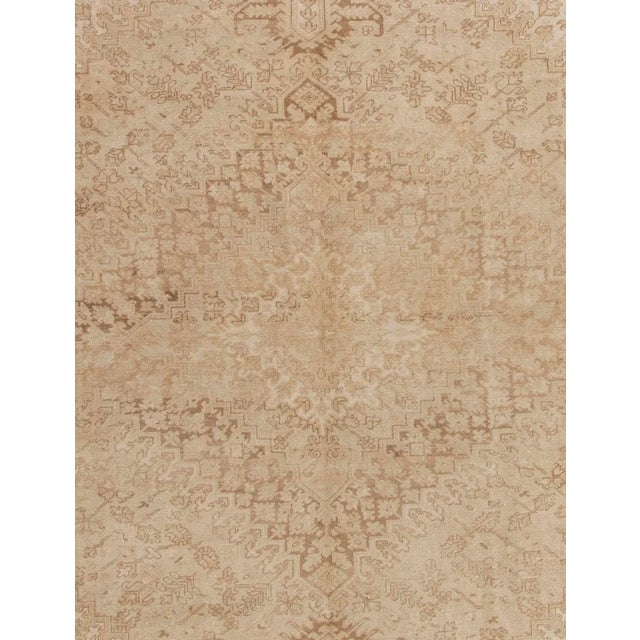 Vintage Circa 1940 Subdued Heriz Rug 11'6 X 14'7 For Sale In New York - Image 6 of 11