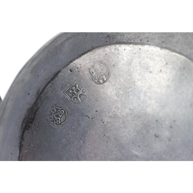 Antique Swedish Pewter Tankards, 1900s, Set of 3 For Sale - Image 17 of 18