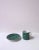 Malachite Porcelain Espresso Coffee Cup and Saucer, 2 Avail. For Sale In New York - Image 6 of 12