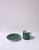 Malachite Porcelain Espresso Coffee Cup and Saucer, 3 Avail. For Sale In New York - Image 6 of 12