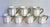 Vintage Gilt Porcelain Greek Key Demitasse Espresso Cups, Set of 7 For Sale In Los Angeles - Image 6 of 7