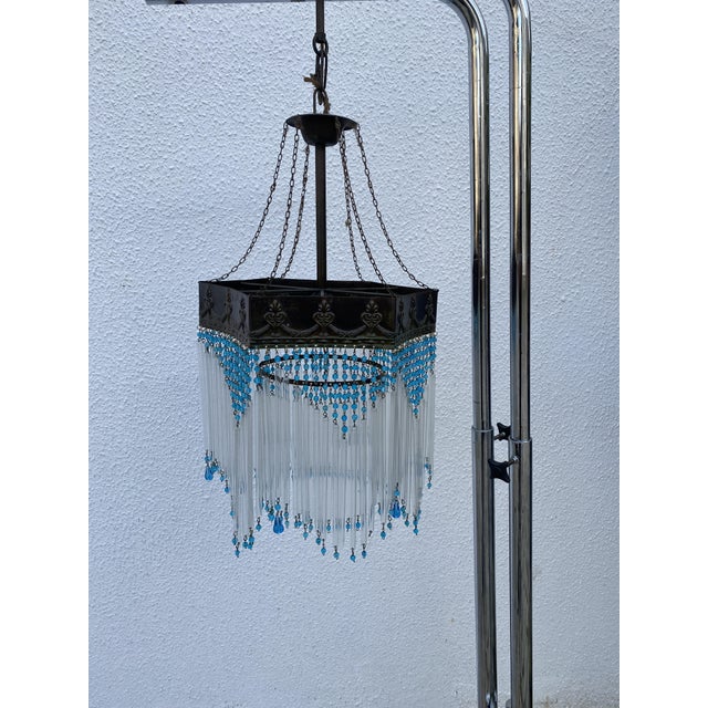 Vintage Portuguese Chandelier, 1940s For Sale - Image 16 of 18