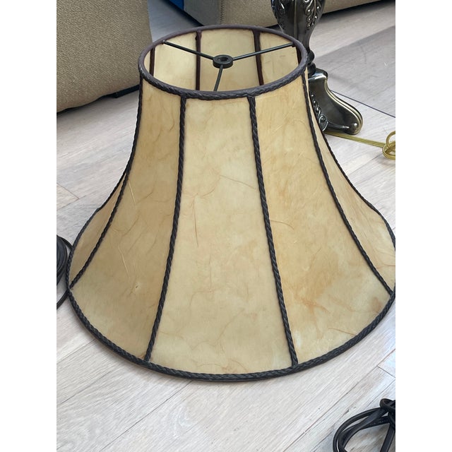 1980s Coastal Palm Tree Lamps - a Pair For Sale - Image 10 of 12