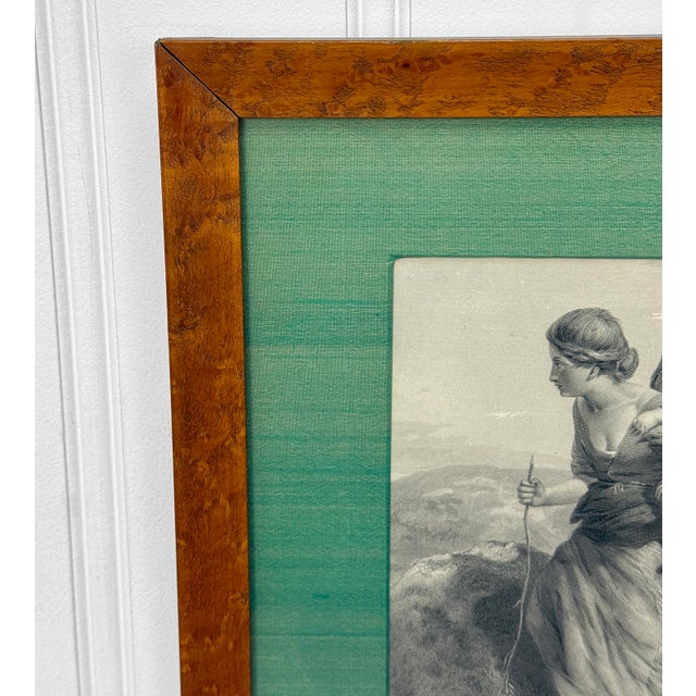Antique Outsider "The Mountaineer" Mother & Child Engraving Art by Paul Falconer Poole For Sale - Image 4 of 11